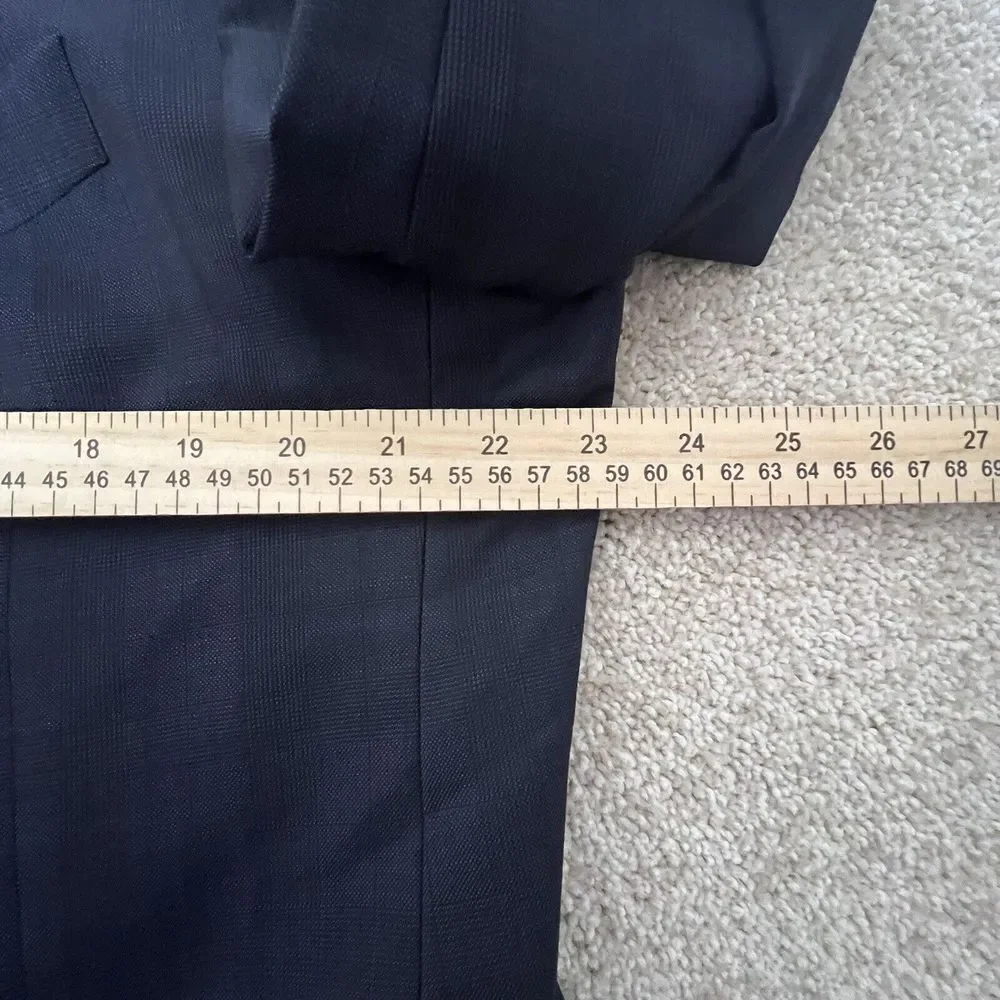 David Donahue Blue Wool Sport Blazer‎ Jacket Made in Canada